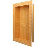 Schluter KERDI-Board-SN Shower Niche - Waterproof and Ready-to-Tile, Easy Installation - 12" x 20" - KB12SN305508AF