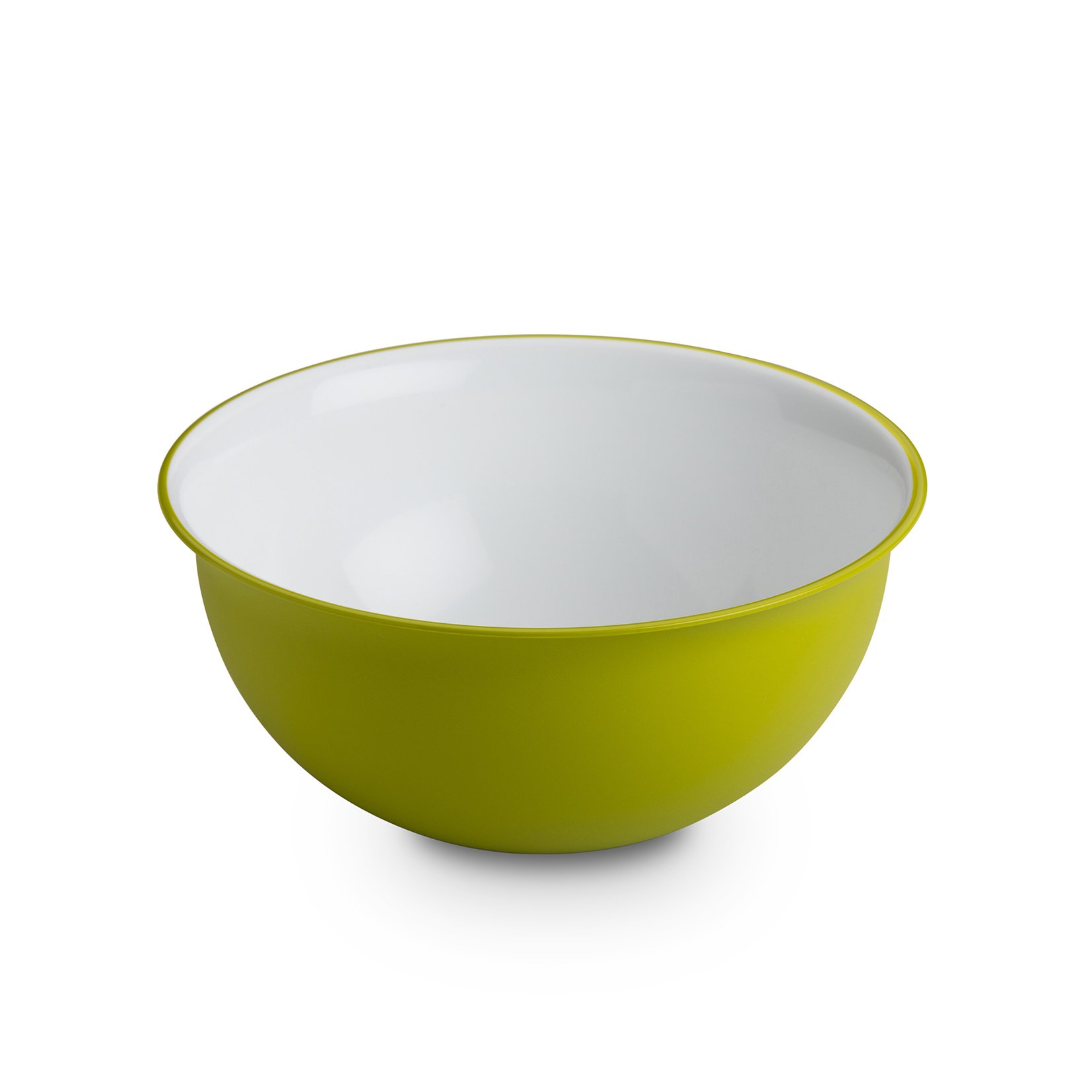 Omada Design Bowl of 50,72 fl oz, Diameter 7,87 inch, White Inside and Colored Outside, in Polypropylene, Sanaliving Line