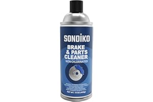 Sondiko Non-Chlorinated Brake Cleaner, Powerful Brake Cleaner Spray Can,Throttle Body Cleaner, Low VOC,14 oz