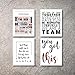 Motivational Office Wall Decor Art Prints Inspirational Quote posters for office Decorations Artwork Positive Affirmation Teamwork Quotes Pictures Living Room Bathroom Kitchen Walls (Office4, 8x10)