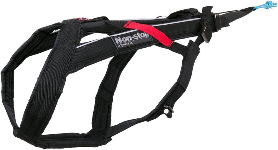 Non-Stop Dogwear Freemotion Harness, Customisable, black, Size 8