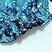 ICOSY Mermaid Sequin Bag Magic Reversible Sequin Drawstring Backpack Glitter Dance Bags Flip Sequins Backpack Bags Shining Sports Backpack for Kids Adults (Blue/Purple, 13.8