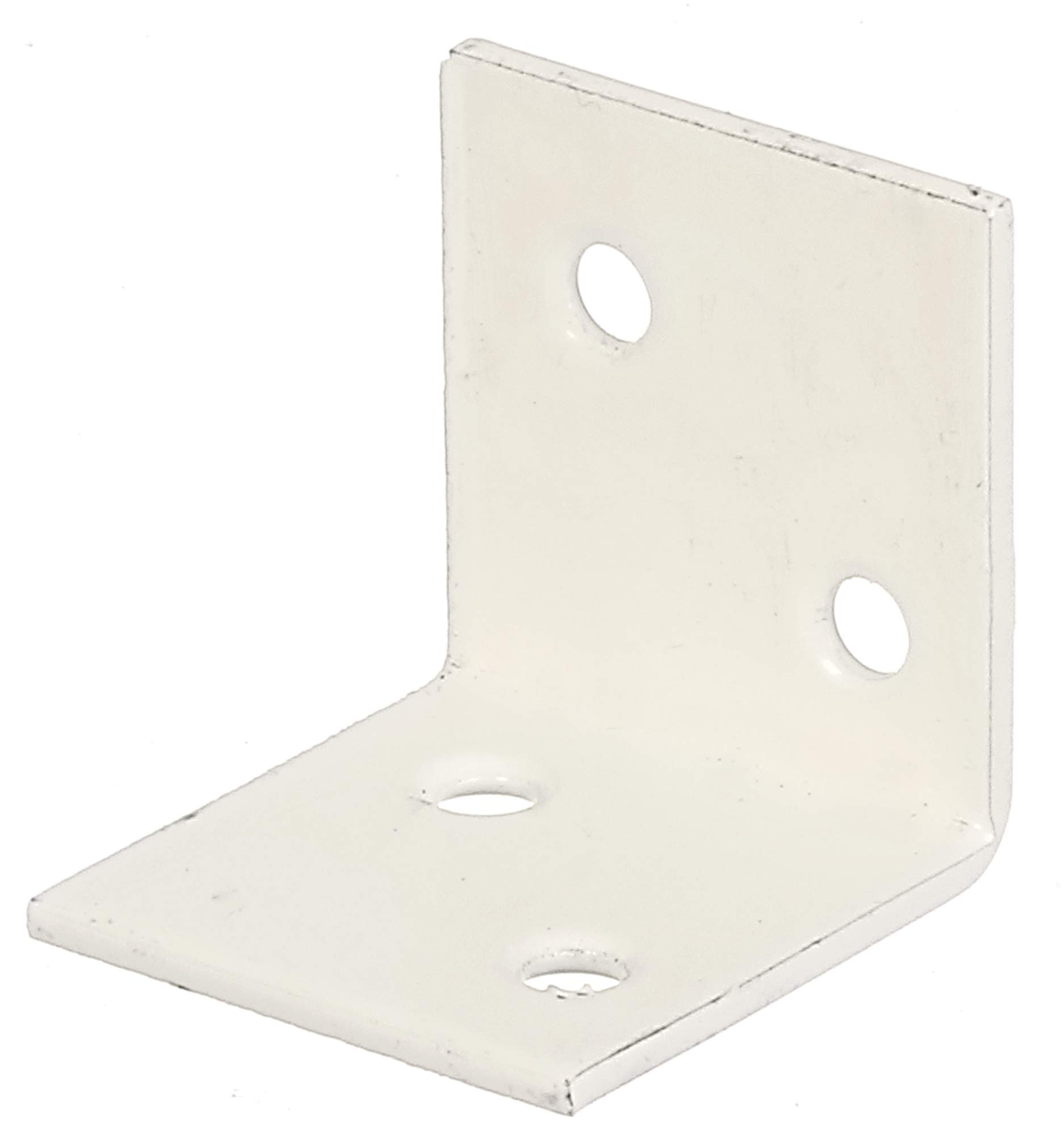Wide-Angle Bracket Assymetrical 30 x 30 x 30 mm / 50 STK. White