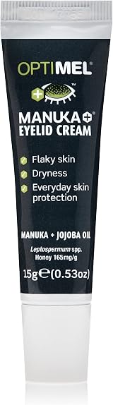 Optimel Manuka Honey Eyelid Cream 15g Dry Itchy Flaky Skin Face Eczema Relief view 6