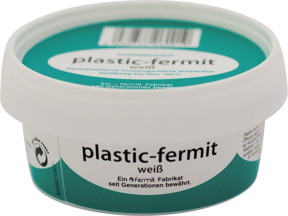 Fermit V11020Plastic fermit White, Permanent Plastic sealant, Temperature Resistant up to Over 100 °C