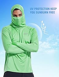 BALEAF Men's Sun Protection Hoodie Shirt UPF