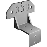 Container Modification World&reg; SSB&trade; Composite Steel Stud Framing Brackets for Shipping Containers &ndash; Thermal Break Bolt-On Wall Framing System for Sea Cans (20 Pack, Gray)