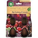 Air Wick Essential Mist – Twin Refill Ripe Cranberry & Currants, 2 Refills
