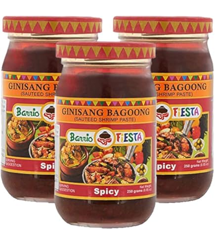 Amazon.com : Barrio Fiesta Bagoong ( Shrimp Paste ) (3 bottles