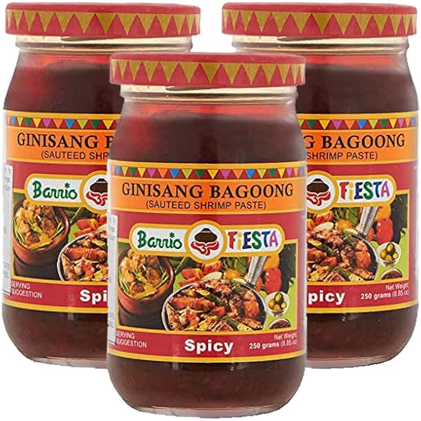 Barrio Fiesta Bagoong 3瓶セット Amazon.com : Barrio Fiesta Bagoong (Shrimp Paste) (3 bottles