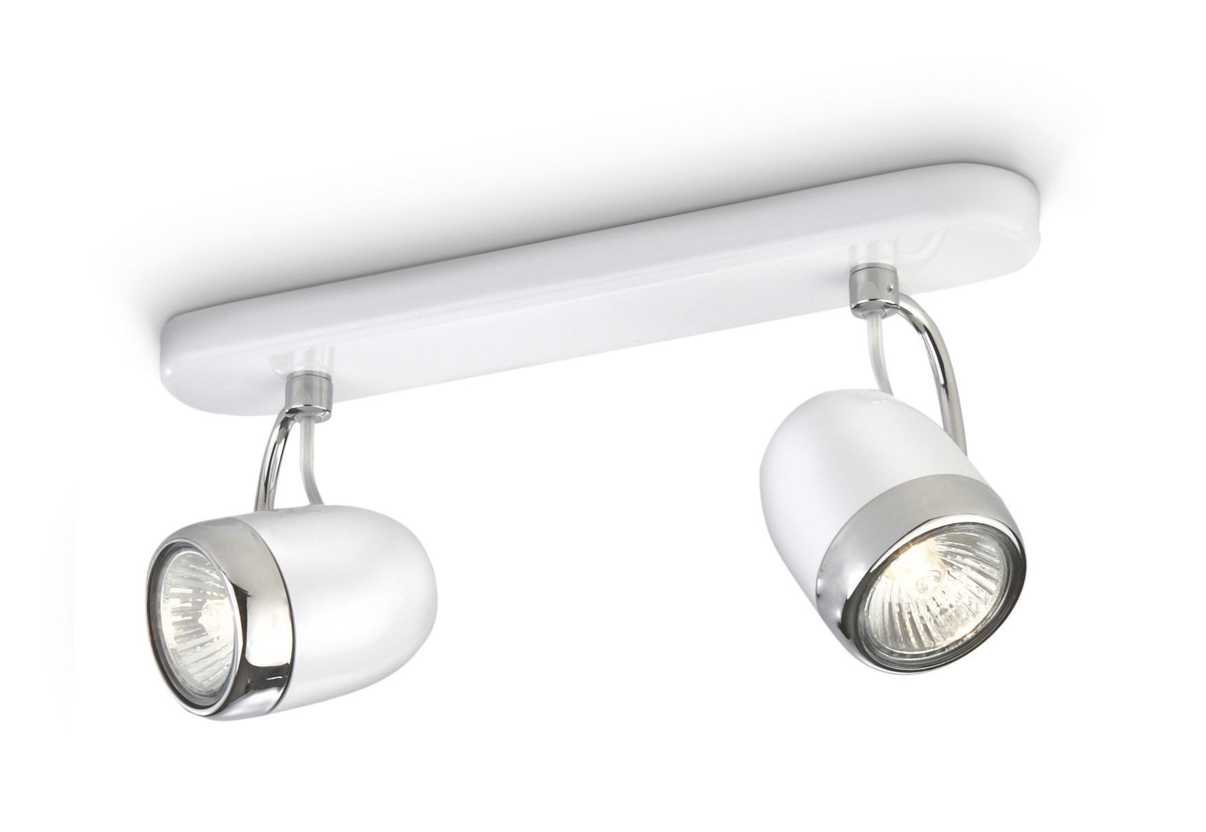 Philips MyLiving 2 Spotlight Ceiling Bar White (Includes 2 x 35 Watts GU10 Bulb)
