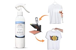 NGOODIEZ Sublimation Spray for Cotton T-Shirts Coating for All Garments Including 100% Cotton Polyester Poly Blend - Quick Dry, Washable, Soft Feel Finish, 1 Step Process - 2024 Upgraded Formula
