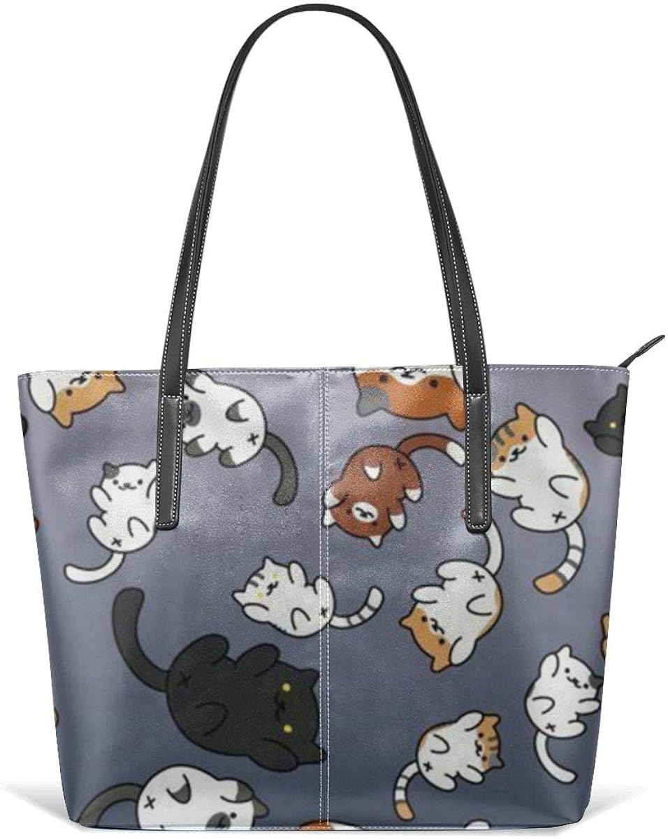 Cats Women's Shoulder Bag Zippered Tote Bag: Handbags: Amazon.com