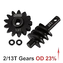 INJORA Overdrive Gears Differential Axle Steel