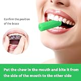 HouChanges Aligner Chew for Tray Seaters, 3Pcs Mint, Medical Grade Silicone view 2