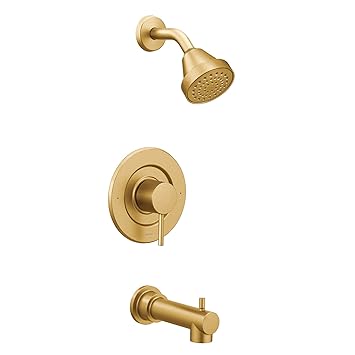 Moen T2193epbg Align Tub Shower Faucet Brushed Gold Amazon Co Uk