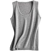 DBFBDTU Knit Tank Tops For Women Cashmere Camisole Vest Top Knitted Top Solid Color Round Neck Shirt