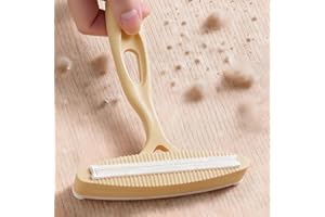 Reusable Double-Sided Cotton Lint Roller Wool Remover 2-in-1 Portable Household Plush Sticky Pet Clothing Hair Removal Tool (