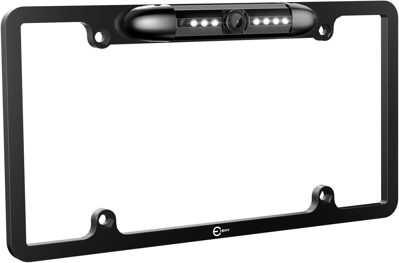 Esky License Plate Backup Camera Rear View Camera 170 Degree Viewing