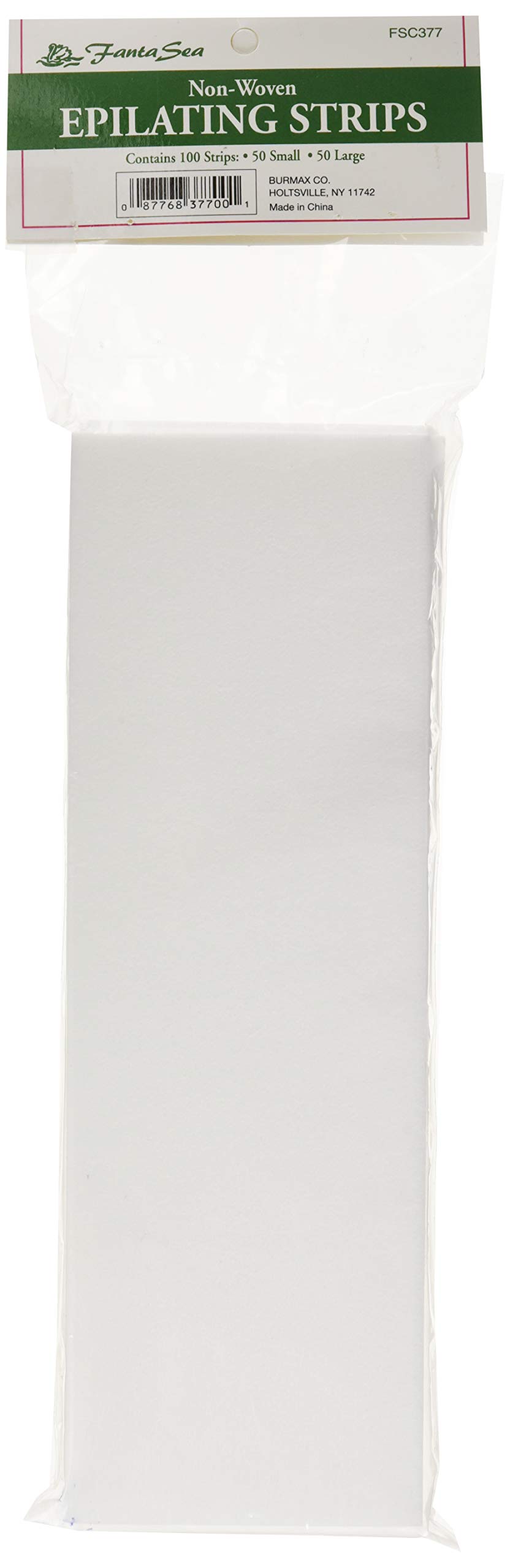 Non Woven Facial and Body Wax 100 Strips, 50 small 50 large