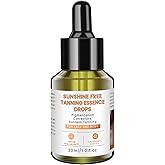 PIPIGE Sunless Tanning Drops – Natural Glow Self Tanner Serum with Hyaluronic Acid & Vitamin E – Fragrance Free & Cruelty Free, Lightweight Bronze Formula for Face & Body