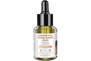 PIPIGE Natural Sunless Tanning Drops for Face ＆ Body - Hydrating Bronzing Drops with Hyaluronic Acid & Vitamin E, Buildable Self Tanner for Glowing, Youthful Skin