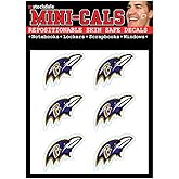 NFL Baltimore Ravens Face Tattoos, Team Colors, One Size