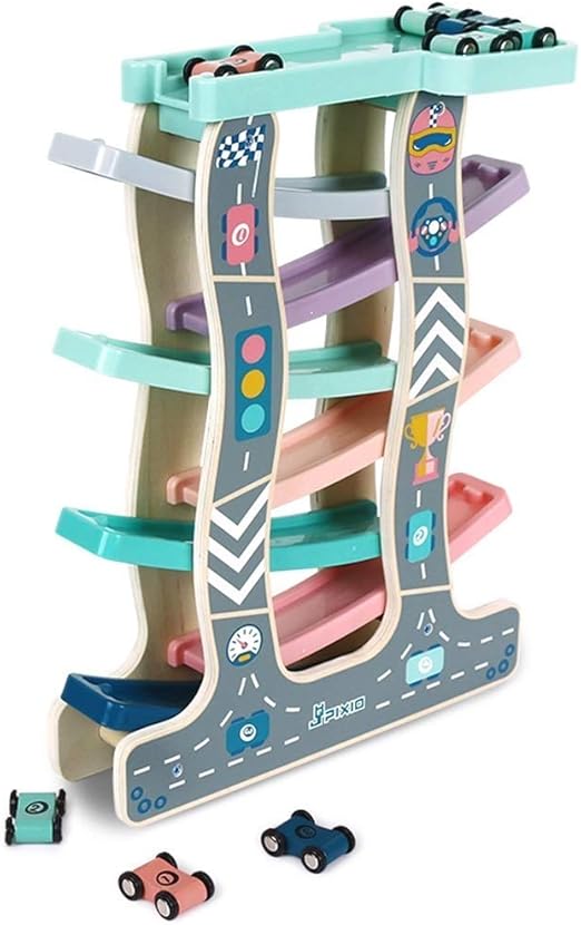 wooden race track toy