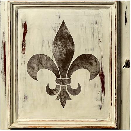 Fleur De Lys Furniture Wall Floor Stencil For Painting Large