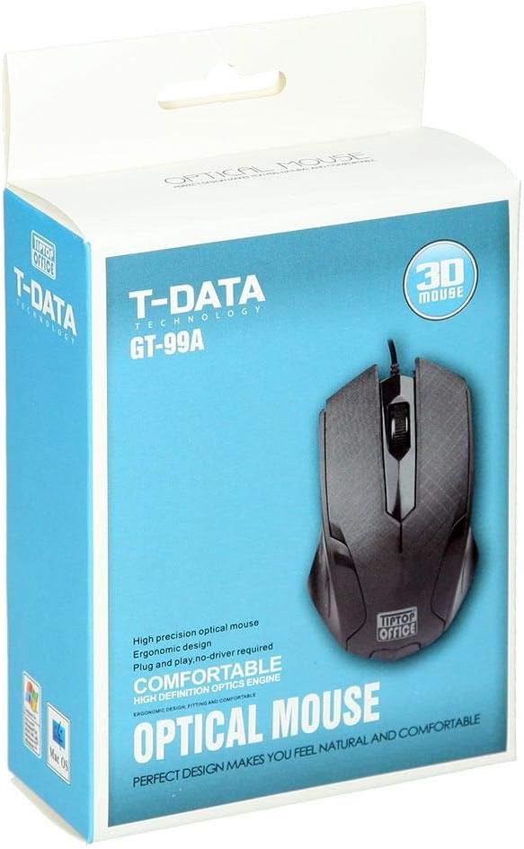 Optical Mouse GT-99, black - Image 4