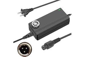 CARSTY UL Certified 42V Electric Scooter Charger with 3-Prong Plug Fast and Smart for Pocket Mod, Sports Mod 36V Lithium Battery