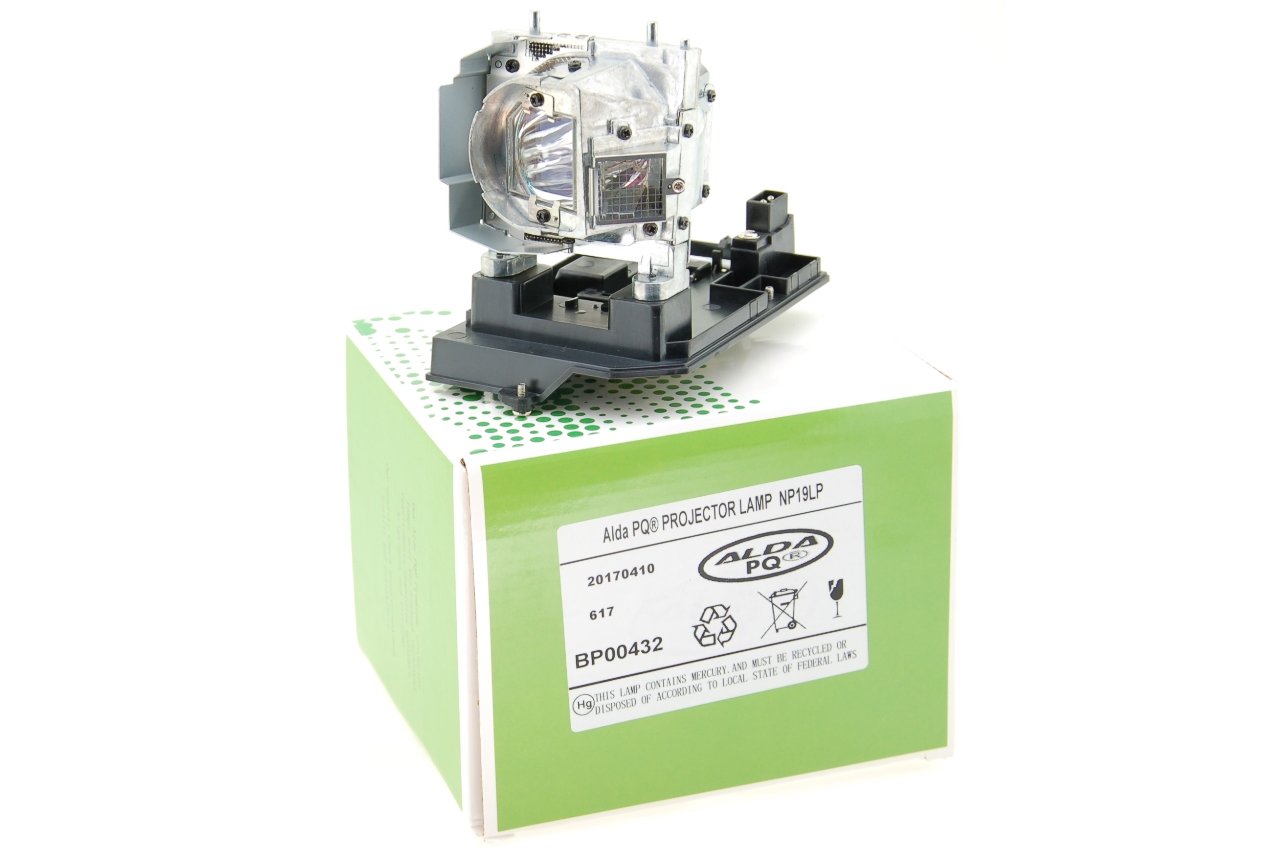 Alda PQ Premium, projector lamp compatible with NEC NP-U250X, NP-U250X+, NP-U250XG, NP-U260W, NP-U260W+, NP-U260WG, U250X, U250XG, U260W, U260WG, NP19LP projectors, lamp with housing