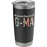 My Favorite People Call Me G-Ma Gifts Leopard Mother's Day Stainless Steel Insulated Tumbler