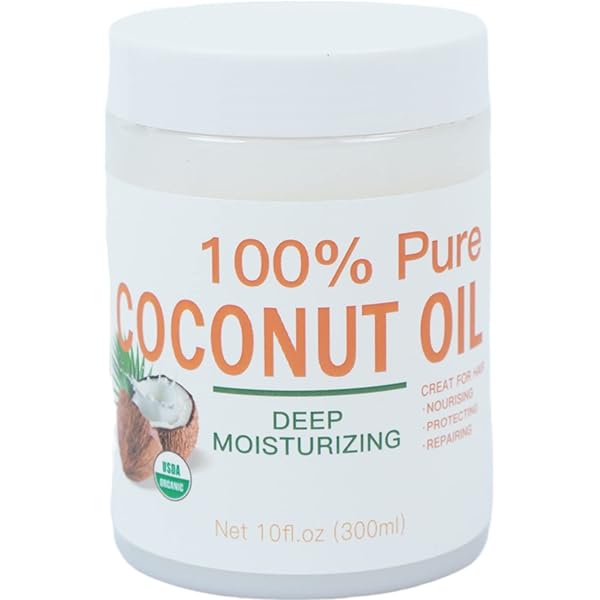 100% PURE COCONUT OIL, FOR ALL HAIR TEXTURES & SKIN TYPES,MOISTURIZE – MASSAGE – CONDITION,EXCELLENT SOURCE OF VITAMIN