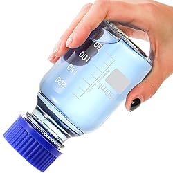 Yopay 10 Pack Media Storage Bottles with GL45 Blue