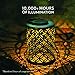 Tomshine LED Solar Lantern Lights Hanging Outdoor Solar Light Bulb Pathway Retro IP44 Waterproof for Patio Courtyard Garden