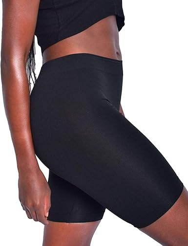 high waisted workout bike shorts