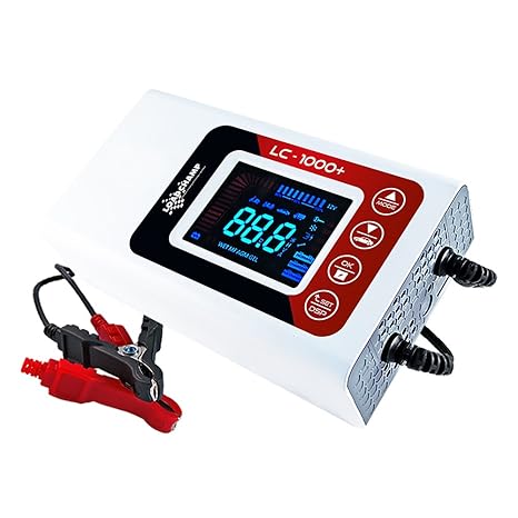 Loadchamp 1A 3A 7A 10A 12V Batterie Ladegerät Blei Säure Lithium LifePO4 KFZ Motorrad Akku Roller