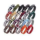 CUCOL 2PC Nylon Watch Band Replacement Watch Strap,18mm, 20mm or 22mm