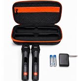 JBL Wireless Two Microphone System with Dual-Channel Receiver, Black Including Winguard Protective Travel Case