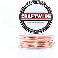 Solid Bare Copper Wire Round, Bright, Dead Soft, 68 Feet, 5OZ 18 Gauge (Choose 10 to 30 ga.)