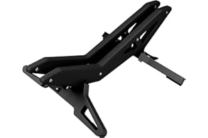 MAKELEN Adjustable Bike Parking Stand Fits 16-29 Inch Bicycles, Compatible with 23c-3.0 Tire Width – Heavy-Duty Plastic, Easy Installation, Stylish Two-Tone Design (Black)