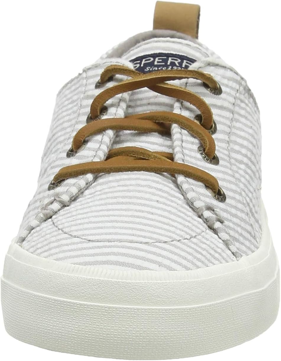 sperry crest vibe seersucker stripe barrel lace sneaker
