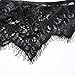 Women's Lace Floral Bralette Bra Bustier Crop Top Cami Unpadded Tank (US XS, Black)