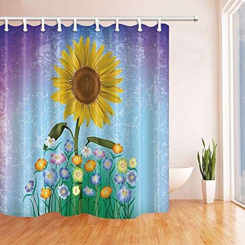 Chuami Polyester Fabric 70 X 82 Inches Shower Curtain Waterproof