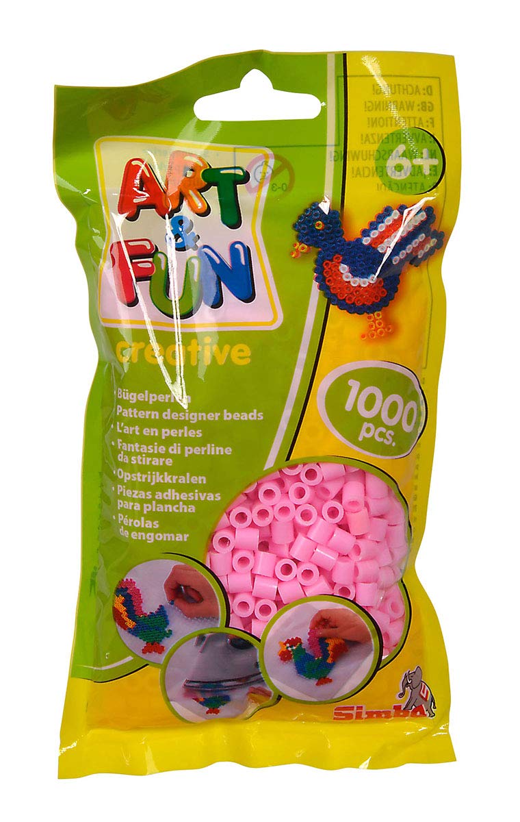 Simba Art and Fun 106374422 Ironing Beads in Bag Pink