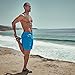 Speedo Men's Windblast Floral Splice Flex Waist Swimsuit, Navy, Small