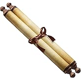 Makevivi 2 PCS Blank Scrolls Paper With Wood Rods, Martinique