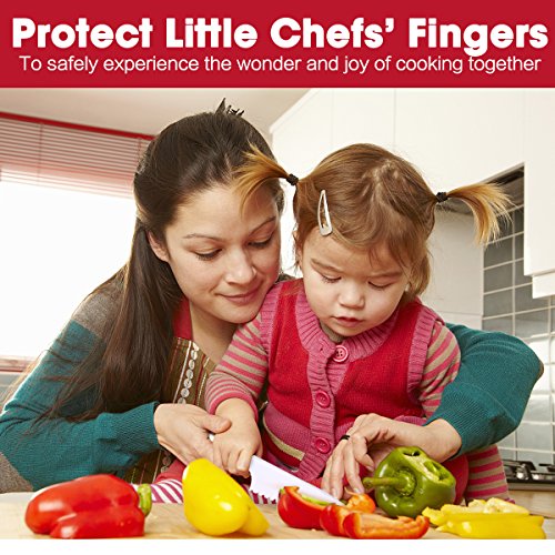 image for D-FLIFE Nylon Kitchen Knife Set - Solid Kids Chef Knife for Educationa