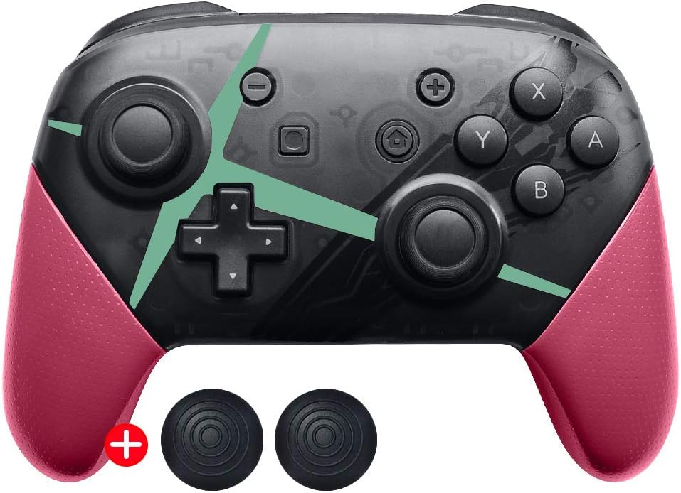 Pro Controller,Wireless Switch Pro Controller for Nintendo Switch (Black & Red)
